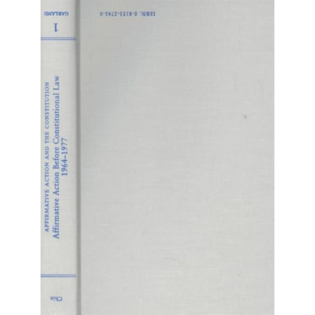 Affirmative Action Before Constitutional Law, 1964-1977