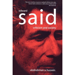 Edward Said: Criticism and Society