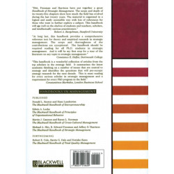The Blackwell Handbook of Strategic Management
