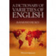 A Dictionary of Varieties of English