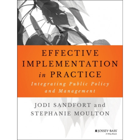 Effective Implementation In Practice: Integrating Public Policy and Management