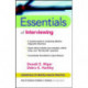 Essentials of Interviewing