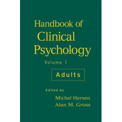 Handbook of Clinical Psychology, Volume 1: Adults