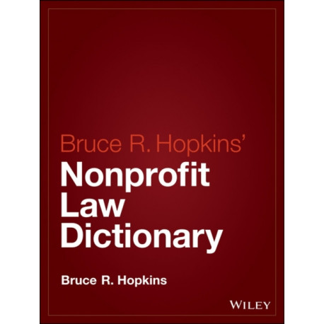 Hopkins' Nonprofit Law Dictionary