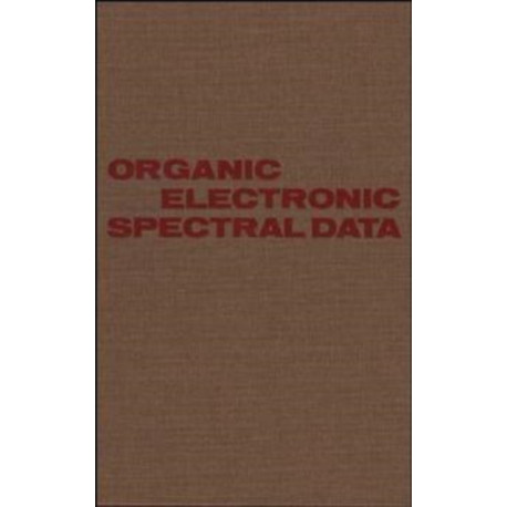 Organic Electronic Spectral Data, Volume 31, 1989