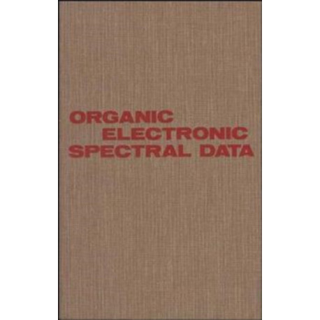 Organic Electronic Spectral Data, Volume 29, 1987