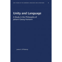 Unity and Language: A Study in the Philosophy of Johann Georg Hamann