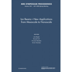 Ion Beams - New Applications from Mesoscale to Nanoscale: Volume 1354