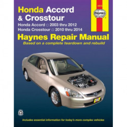 Honda Accord (2003-2012) & Crosstour (2010-2014) Haynes Repair Manual (USA): 2003-14
