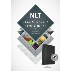 NLT Illustrated Study Bible Tutone Black/Onyx, Indexed