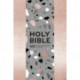 NIV Pocket Rose Gold Terrazzo Soft-tone Bible with Zip
