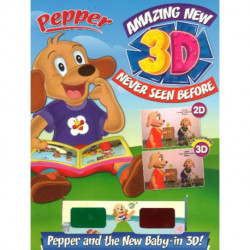 Pepper Amazing New 3D Never Seen Before Pepper paper & the New Baby -- in 3D