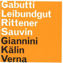 Mitologia Presente: Andrea Gabutti, Reto Leibundgut, Didier Rittener, Rebecca Sauvin