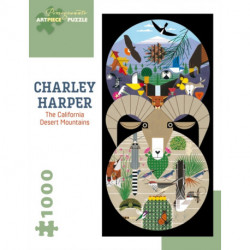 Charley Harper the California Desert Mountains 1000-Piece Jigsaw Puzzle