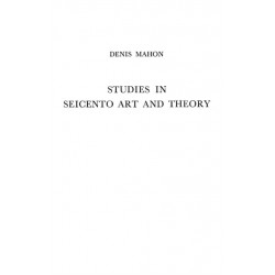 Studies in Seicento Art and Theory