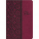 KJV Study Bible, Large Print, Leathersoft, Red/Pink, Red Letter: Second Edition