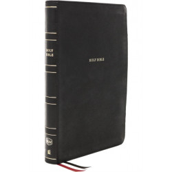 NKJV Holy Bible, Giant Print Center-Column Reference Bible, Black Leathersoft, 72,000+ Cross References, Red Letter, Comfort Print: New King James Version: New King James Version