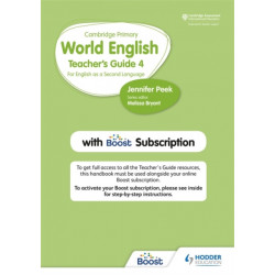 Cambridge Primary World English Teacher's Guide Stage 4 with Boost Subscription: For English as a Second Language