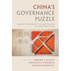 China's Governance Puzzle: Enabling Transparency and Participation in a Single-Party State
