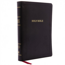 KJV Holy Bible: Giant Print with 53,000 Cross References, Deluxe Black Leathersoft, Red Letter, Comfort Print (Thumb Indexed): King James Version: King James Version