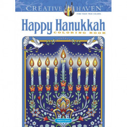 Creative Haven Happy Hanukkah Coloring Book