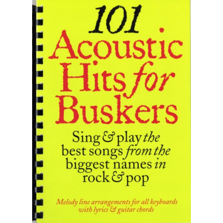 101 Acoustic Hits For Buskers