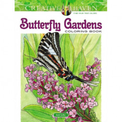 Creative Haven Butterfly Gardens Coloring Book