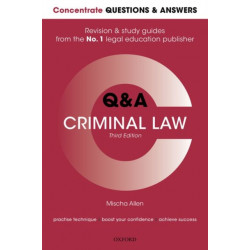 Concentrate Questions and Answers Criminal Law: Law Q&A Revision and Study Guide