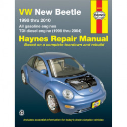 Volkswagen VW New Beetle 1.8 & 2.0L petrol (1998-2010) & 1.9L TDI diesel (1998-2004) Haynes Repair Manual (USA)