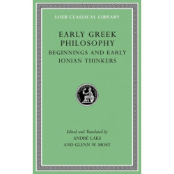 Early Greek Philosophy, Volume I: Introductory and Reference Materials