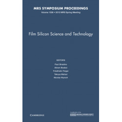 Film Silicon Science and Technology: Volume 1536