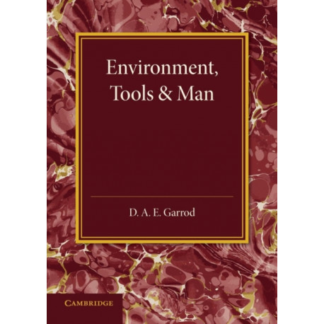 Environment, Tools and Man: An Inaugural Lecture