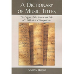 A Dictionary of Music Titles: The Origins of the Names and Titles of 3,500 Musical Compositions