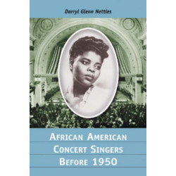 African American Concert Singers Before 1950