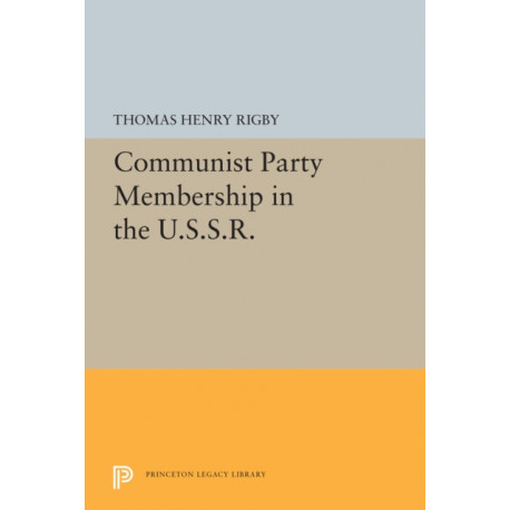Communist Party Membership in the U.S.S.R.