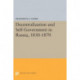 Decentralization and Self-Government in Russia, 1830-1870
