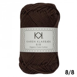 8/8 Brun sukker - KK Color Cotton økologisk bomuldsgarn fra Karen Klarbæk