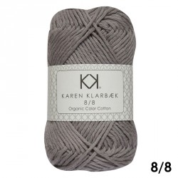 8/8 Olivengrøn - KK Color Cotton økologisk bomuldsgarn fra Karen Klarbæk