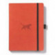 Dingbats A5+ Wildlife Orange Tiger Notebook - Lined