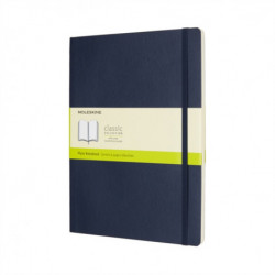 Moleskine Sapphire Blue Extra Large Plain Notebook Soft