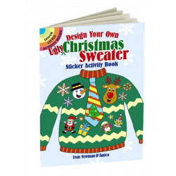 Design Your Own "Ugly" Christmas Sweater Sticker Activity Book