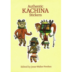 Authentic Kachina Stickers: 22 Full-Color Pressure-Sensitive Designs