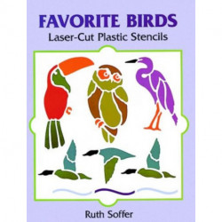 Favorite Birds Laser-Cut Plastic Stencils