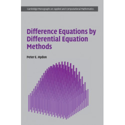 Difference Equations by Differential Equation Methods