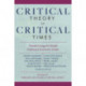 Critical Theory in Critical Times: Transforming the Global Political and Economic Order
