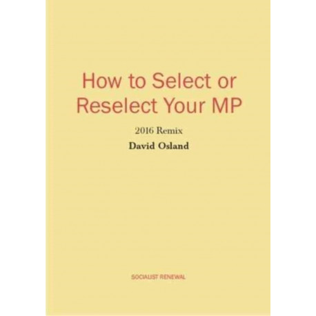 How to Select or Reselect Your MP: 2016 Remix