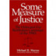 Some Measure of Justice: The Holocaust Era Restitution Campaign of the 1990s