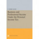 Business and Professional Income Under the Personal Income Tax