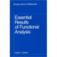 Essential Results of Functional Analysis