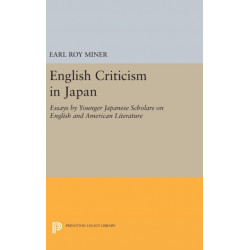English Criticism in Japan: Essays by Younger Japanese Scholars on English and American Literature